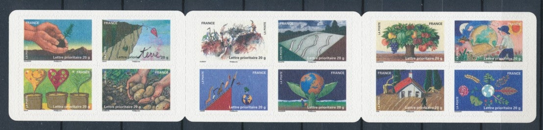 Carnet Commémoratif BC526 Fête du Timbre. Le timbre fête la Terre Timbres  neufs ** Année 2011