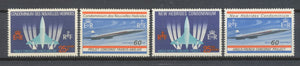 1968 Colonie Fse Nlles-Hébrides Timbres "Concorde" N°276 à 279 N** C 41€ H4036