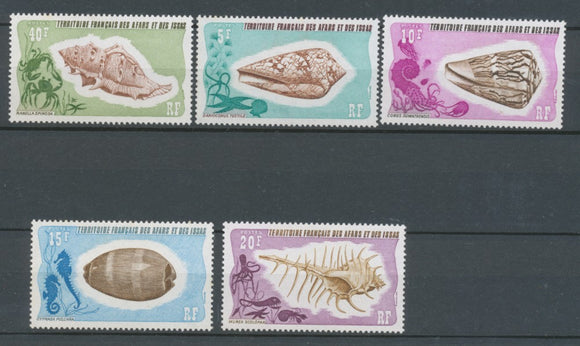 1975 Colonie Fse Afars et Issas Timbres N°400 à 403 + N°394 N** C 28€ H4045