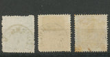 SUEDE 3 timbres oblitérés B/TB. Cote 110€. P168