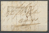 1828 Lettre Cachet d'essai SAINT-QUENTIN.2/13 Février 1828 AISNE(2) SUP. P2698