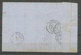 1873 Lettre N°60 Obl GC BLEUS FREJUS + CAD T16 BLEU + BR A : Pujet, TB VAR X1217