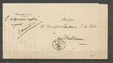 1860 Lettre en Franchise Mulhouse HAUT-RHIN(66) Le procureur impérial X1505