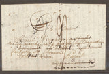 1825 Lettre MARQUE déboursé DEB. 66 BEFFORT HAUT-RHIN(66) X1617