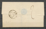 1827 Lettre Marque port payé P73P CLAYE 23*9mm SEINE ET MARNE(73) Superbe X3346