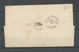 1853 Lettre Cursive 24/Roulans + dateur B + B3: Lusans, DOUBS Superbe X4018