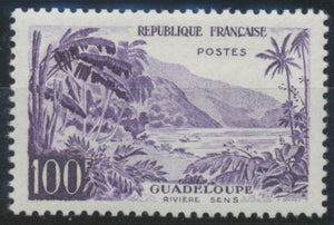 Série touristique. Rivière Sens, à la Guadeloupe  100f. Violet (1125). Neuf luxe ** Y1194