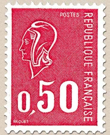 Type Marianne de Béquet. 1re série. 50c. Carmin-rose Y1664