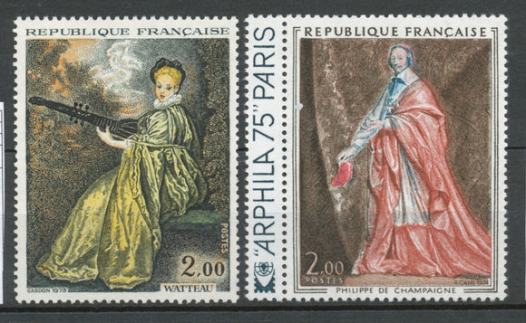 Série Oeuvres d'art. 2 valeurs Y1766S