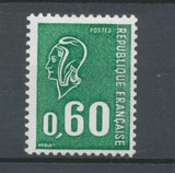 Marianne de Béquet N°1815b 60c vert N° rouge au verso gomme tropicale Y1815b