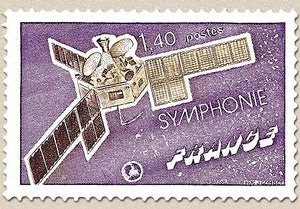 Satellite Symphonie 1f.40 violet et brun-violet Y1887