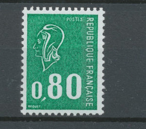 Marianne de Béquet N°1893b 80c vert gomme tropicale Y1893b