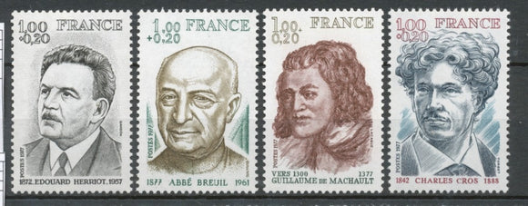 Série Personnages célèbres. 4 valeurs Y1956S