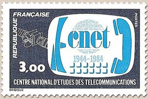 40e anniversaire du Centre national d'études des télécommunications (CNET). 3f. Y2317