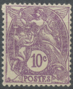 Type Blanc. 10c. Violet (II) Neuf luxe ** Y233