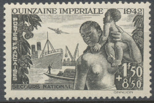 Au profit du comité de propagande de la Quinzaine impériale.  1f.50+8f.50 noir Neuf luxe ** Y543