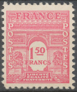 Arc de Triomphe de l'Étoile. 1re série 1f.50 rose Neuf luxe ** Y625