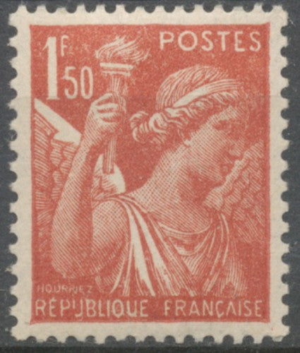 Type Iris.  1f.50 rouge-brun Neuf luxe ** Y652