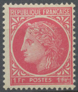 IV° République. Type Cérès de Mazelin 1f. Rose-rouge Neuf luxe ** Y676