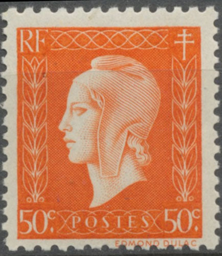 Série de Londres. Marianne de Dulac.  50c. Vermillon Neuf luxe ** Y685