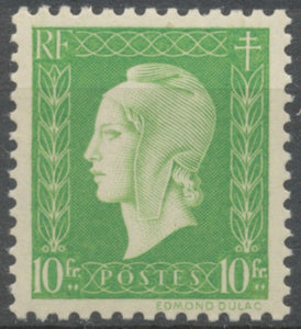 Série de Londres. Marianne de Dulac 10f. Vert clair Neuf luxe ** Y698