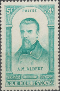 Centenaire de la Révolution de 1848. A.-M Albert (1815-1895) 5f. + 4f. Émeraude Neuf luxe ** Y798