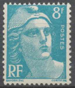 Type Marianne de Gandon. 8f. Bleu clair Neuf luxe ** Y810