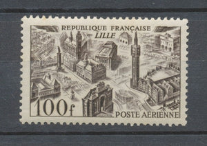 Vues Stylisées de grandes Villes PA N°24 100f brun-violet N** YA24