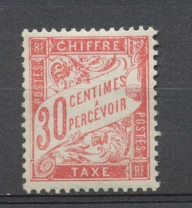 Type Duval. Dentelés. N°33 30c rouge-carminé N** YX33