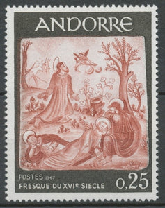 Andorre FR N°184 25c. brun et bistre NEUF** ZA184