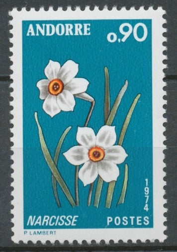 Andorre Français N°236 90c. Narcisse NEUF** ZA236