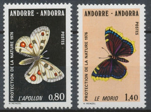 Andorre FR Série N°258 + N°259 NEUFS** ZA259S