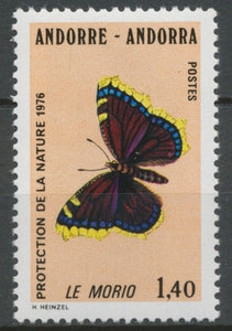 Andorre Français N°259 1f.40 Morio NEUF** ZA259