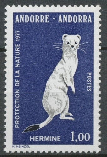 Andorre Français N°260 1f violet-noir et noir N** ZA260