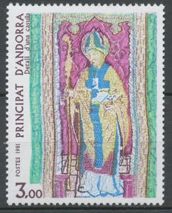 Andorre Français N°297 3f. Art NEUF** ZA297