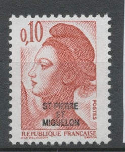 SPM  N°456 T-P France de 1982 à 1985 10c Rouge-brun (2179) ZC456