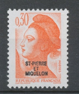 SPM  N°458 T-P de France de 1982 à 1985 30c orange (2182) ZC458