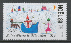 SPM  N°512 Noël Dessin d'enfant 2f20 "Père Noël", de Magalie Olano (8 ans) ZC512