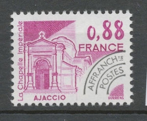 Préoblitérés N°170 Monuments historiques. 88 c. lilas-rose ZP170